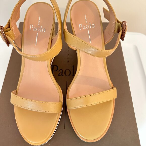 Linea Paolo Emely Wedge Sandal size 7.5 - Picture 2 of 4